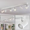 Gesteira Lampa sufitowa, Spot sufitowy Chrom, Biały, 6-punktowe