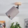 Lendemarke Lampa sufitowa, Spot sufitowy Ecru, Czarny, 1-punktowy
