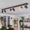 Gesteira lampa sufitowa, spot sufitowy kolory naturalne, czarny, 6-punktowe