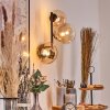 Chehalis Kula świetlna, Lampa ścienna 33 cm W kolorze bursztynu, Przezroczysty, 3-punktowe