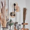 Chehalis Kula świetlna, Lampa ścienna 33 cm W kolorze bursztynu, Przezroczysty, 3-punktowe