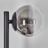 Chehalis Kula świetlna, Lampa ścienna 23 cm Chrom, Przezroczysty, Przydymiony, 3-punktowe