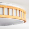 Amarelos Lampa sufitowa LED Ecru, Biały, 1-punktowy, Zdalne sterowanie