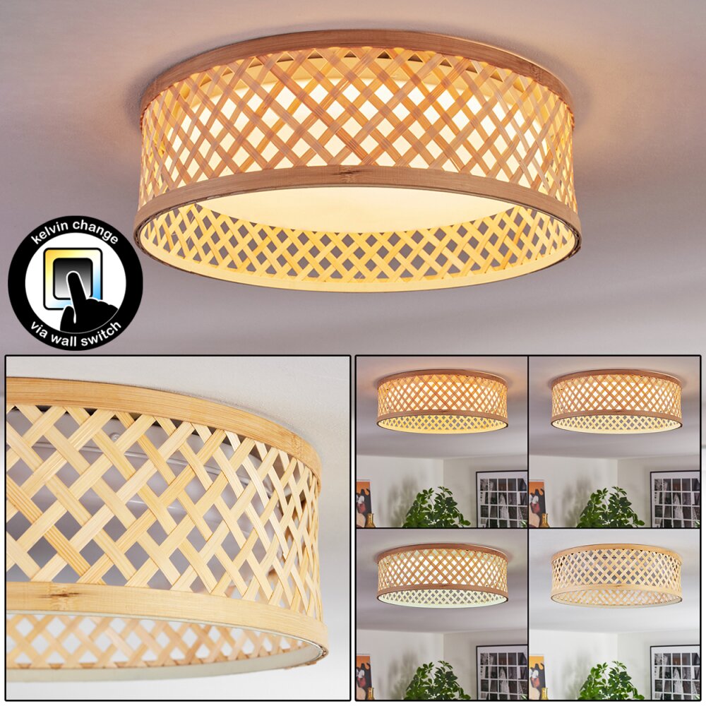Barroco Lampa sufitowa LED Ecru, Biały, 1-punktowy main product photo