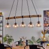 Ripoll lampa wisząca, kula świetlna, lampa wisząca kolory naturalne, czarny, 5-punktowe