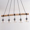 Ripoll lampa wisząca, kula świetlna, lampa wisząca kolory naturalne, czarny, 5-punktowe