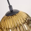 Ripoll Lampa wisząca, Kula świetlna, Lampa wisząca Ecru, Czarny, 5-punktowe