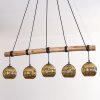 Ripoll Lampa wisząca, Kula świetlna, Lampa wisząca Ecru, Czarny, 5-punktowe