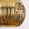 Ripoll lampa wisząca, kula świetlna, lampa wisząca kolory naturalne, czarny, 5-punktowe