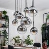 Gastor Lampa wisząca, Kula świetlna, Lampa wisząca Przezroczysty, Przydymiony, 8-punktowe