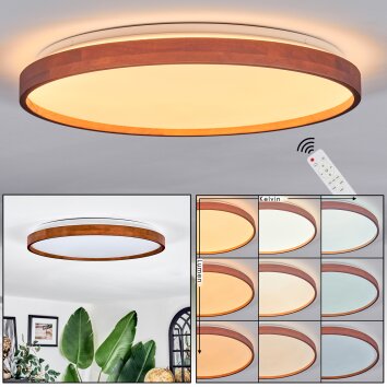 Sofo lampa sufitowa LED kolory naturalne, 1-punktowy, Zdalne sterowanie