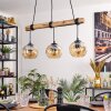 Ripoll Lampa wisząca, Kula świetlna, Lampa wisząca Ecru, Czarny, 3-punktowe