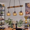 Ripoll Lampa wisząca, Kula świetlna, Lampa wisząca Ecru, Czarny, 3-punktowe