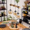 Ripoll Lampa wisząca, Kula świetlna, Lampa wisząca Ecru, Czarny, 3-punktowe