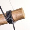 Ripoll lampa wisząca, kula świetlna, lampa wisząca kolory naturalne, czarny, 3-punktowe