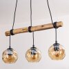 Ripoll lampa wisząca, kula świetlna, lampa wisząca kolory naturalne, czarny, 3-punktowe