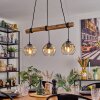 Ripoll Lampa wisząca, Kula świetlna, Lampa wisząca Ecru, Czarny, 3-punktowe