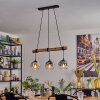 Ripoll Lampa wisząca, Kula świetlna, Lampa wisząca Ecru, Czarny, 3-punktowe