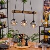 Ripoll lampa wisząca, kula świetlna, lampa wisząca kolory naturalne, czarny, 3-punktowe