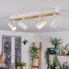 Gesteira lampa sufitowa, spot sufitowy kolory naturalne, biały, 4-punktowe