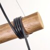 Ripoll Lampa wisząca, Kula świetlna, Lampa wisząca Ecru, Czarny, 3-punktowe