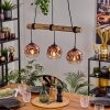 Ripoll Lampa wisząca, Kula świetlna, Lampa wisząca Ecru, Czarny, 3-punktowe