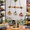 Koyoto Lampa wisząca, Kula świetlna, Lampa wisząca Ecru, Czarny, 3-punktowe