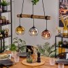 Koyoto Lampa wisząca, Kula świetlna, Lampa wisząca Ecru, Czarny, 3-punktowe