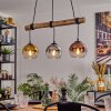 Koyoto Lampa wisząca, Kula świetlna, Lampa wisząca Ecru, Czarny, 3-punktowe