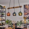 Ripoll lampa wisząca, kula świetlna, lampa wisząca kolory naturalne, czarny, 3-punktowe