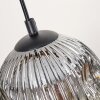 Ripoll lampa wisząca, kula świetlna, lampa wisząca kolory naturalne, czarny, 3-punktowe