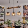 Ripoll lampa wisząca, kula świetlna, lampa wisząca kolory naturalne, czarny, 3-punktowe