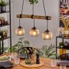 Ripoll lampa wisząca, kula świetlna, lampa wisząca kolory naturalne, czarny, 3-punktowe