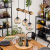 Ripoll lampa wisząca, kula świetlna, lampa wisząca kolory naturalne, czarny, 3-punktowe