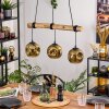 Ripoll lampa wisząca, kula świetlna, lampa wisząca kolory naturalne, czarny, 3-punktowe