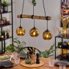 Ripoll lampa wisząca, kula świetlna, lampa wisząca kolory naturalne, czarny, 3-punktowe