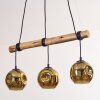 Ripoll lampa wisząca, kula świetlna, lampa wisząca kolory naturalne, czarny, 3-punktowe