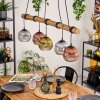 Ripoll Lampa wisząca, Kula świetlna, Lampa wisząca Ecru, Czarny, 5-punktowe