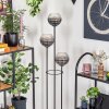 Koyoto Lampa stojąca 30 cm Jasne drewno, Czarny, 3-punktowe