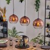 Koyoto Lampa wisząca, Kula świetlna, Lampa wisząca Czarny, 3-punktowe
