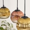 Ripoll Lampa wisząca, Kula świetlna, Lampa wisząca Ecru, Czarny, 3-punktowe