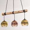 Ripoll Lampa wisząca, Kula świetlna, Lampa wisząca Ecru, Czarny, 3-punktowe
