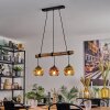 Ripoll lampa wisząca, kula świetlna, lampa wisząca kolory naturalne, czarny, 3-punktowe