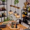 Ripoll lampa wisząca, kula świetlna, lampa wisząca kolory naturalne, czarny, 3-punktowe