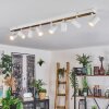 Gesteira lampa sufitowa, spot sufitowy kolory naturalne, biały, 8-punktowe