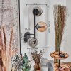 Chehalis Kula świetlna, Lampa ścienna 23 cm W kolorze bursztynu, Przydymiony, 3-punktowe
