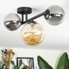 Chehalis Lampa sufitowa, Kula świetlna 23 cm W kolorze bursztynu, Przydymiony, 3-punktowe