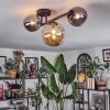 Chehalis Lampa sufitowa, Kula świetlna 23 cm W kolorze bursztynu, Przydymiony, 3-punktowe