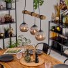 Ripoll lampa wisząca, kula świetlna, lampa wisząca kolory naturalne, czarny, 3-punktowe