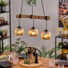 Ripoll lampa wisząca, kula świetlna, lampa wisząca kolory naturalne, czarny, 3-punktowe